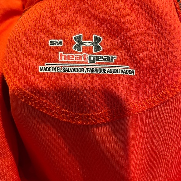 Men’s Small Under Armour Auburn Orange Polo - Picture 4 of 7